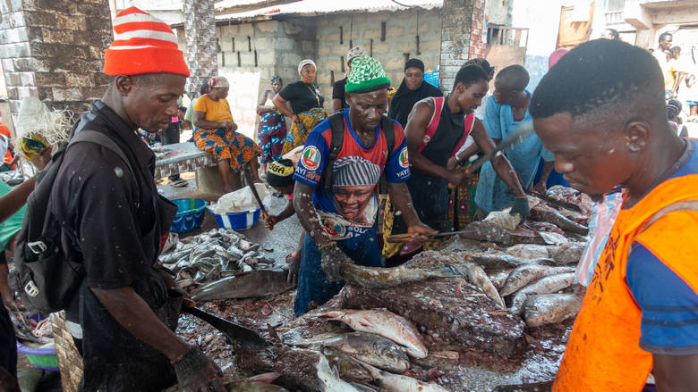 Sierra Leone, Tombo, 