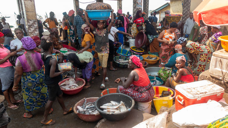 Sierra Leone, Tombo, 
