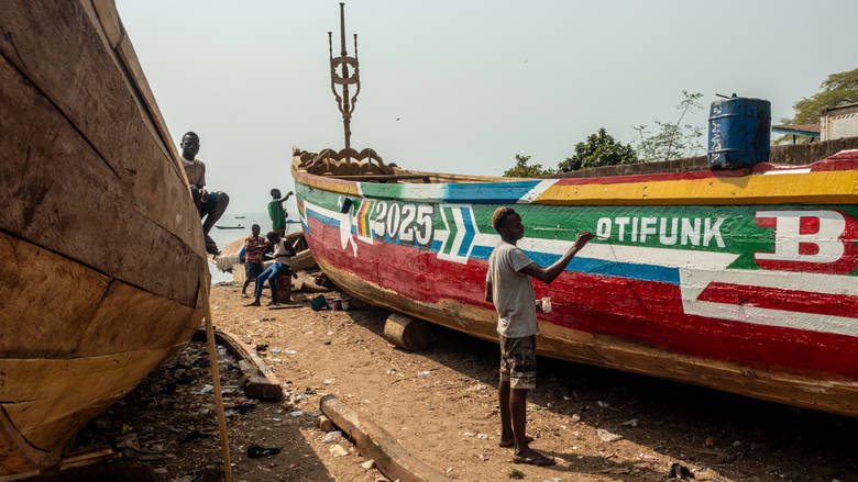 Sierra Leone, Tombo, 