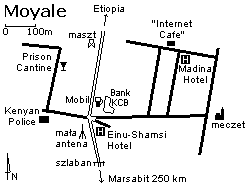 Mapa Moyale