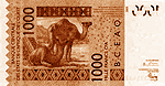 Banknot 1000 franków CFA