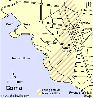 Goma - mapa