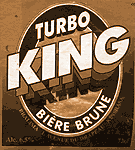 Etykieta piwa Turbo King (Kongo)