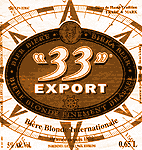 Etykieta piwa 33 Export