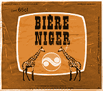 Etykieta piwa Bière Niger