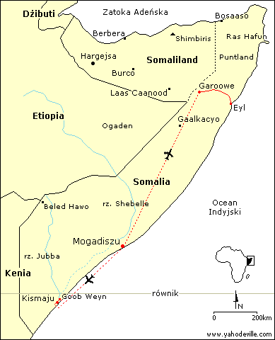 Mapa Rogu Afryki